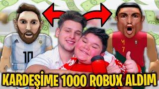 KARDEŞİMİN ROBLOX HESABINA 1000 ROBUX ALDIM  İSTEDİĞİ GİBİ HARCADI