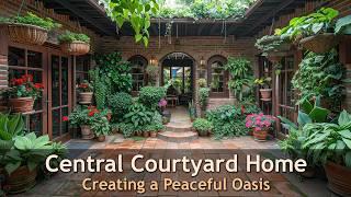 Elegant Central Courtyard House Ideas for Tranquil Living