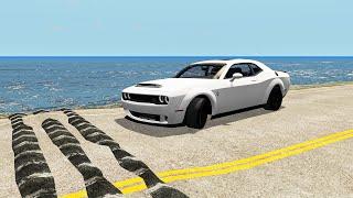 Cars vs Massive Speed Bumps – BeamNG.Drive