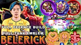 ONIC KIBOY Full Tank Emblem in Solo RANKED is MONSTEROUSBelerick Best Build 2023  ZuruPlaysML