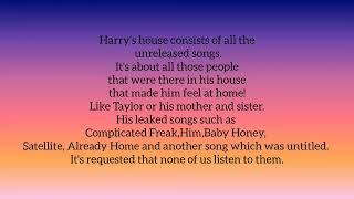 #harrystyles #harryshouse #hs3  leaked songs meaning