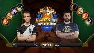 Thijs vs Viper  2021 Hearthstone Grandmasters Europe  Final  Season 1  Week 1