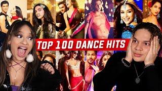 Latinos react to Top 100 Dance Hits Of Bollywood Of All Time