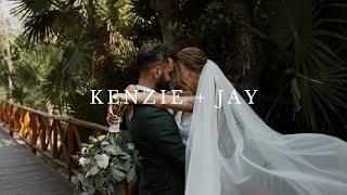 A Chic Cancun Wedding On The Beach  Kenzie + Jay 4k