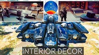 All Out Ship Interior Customization & Decor - No Ladders - STARFIELD Cool Ship Designs