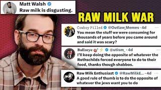 The Far-Right TURN AGAINST Matt Walsh - For Not Drinking RAW MILK This is INSANE