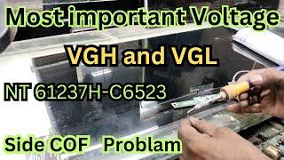 How Led Or Lcd tv Work in Slow Motion & Manually COF repair Process in Clear PENAL problam