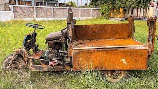 Antique Dump Truck Restoration Project   P2- Completely Restores and Upgrades Dump Trucks Like New