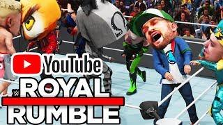 Youtuber Royal Rumble BIG HEAD MODE feat. DanTDM Ohmwrecker PopularMMOs Ninja & More...