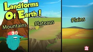 LANDFORMS  Types Of Landforms  Landforms Of The Earth  The Dr Binocs Show  Peekaboo Kidz