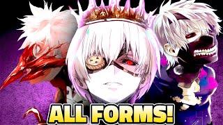 Tokyo Ghoul ALL Kaneki Forms EXPLAINED Black Reaper Kaneki Dragoneki Messiah AND MORE