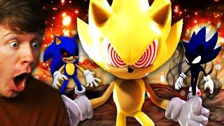 DARK SUPER SONIC and SONIC.EXE vs FLEETWAY SUPER SONIC