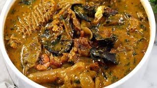 How To Cook Ogbono Soup  Ogbono Soup Recipe