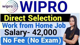 Wipro Recruitment 2024WIPRO Work From Home Jobs Technical Government JobGovt Jobs July 2024 Aug