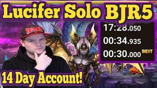 30sec Solo R5 14 Days Account - Solo Lucifer BJR5 Guide SeiiLuci Ep 5 - Summoners War