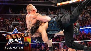 FULL MATCH - Brock Lesnar vs. Roman Reigns - Universal Title Match SummerSlam 2018