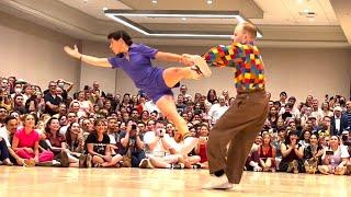 Unforgettable Lindy Hop Moments Camp Hollywood 2023 Open Lindy Finals SIDE VIEW