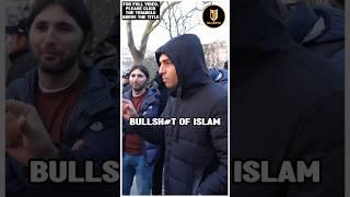 Ex-Muslim Gets Disrespectful And Leaves  Hashim  Speakers Corner