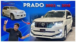 Toyota Prado 2005 Upgrade To 2023  Prado facelift  Modification  Auto 2000