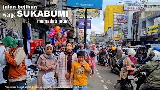 Walking Around SUKABUMI City ‼️ Jalan Stasiun Timur Sukabumi → Jln Siliwangi → Jl A Yani → Alun Alun