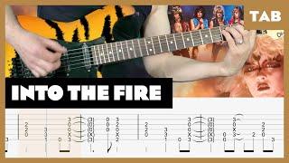 Dokken - Into the Fire - Guitar Tab  Lesson  Cover  Tutorial