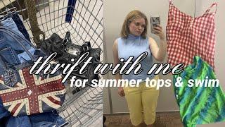 come thrift with me for SUMMER TOPS AND SWIMSUITS my total was $5