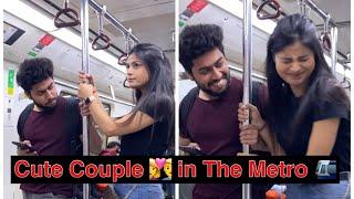 A Cute Boy and Girl In The Metro ️  Aisa Hua Kabhi ?  #shorts #metrocrush #parikshitmehra