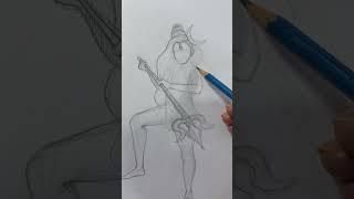 Learn drawing #kaalratri #durga #navratri #sketch #pencildrawing