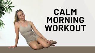 10 MIN CALM MORNING WORKOUT ROUTINE - Mornings With Monika
