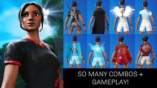 Poised Playmaker Combos and Gameplay Soccer Skin - Fortnite