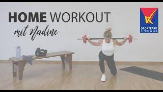 Sportpark Langhantel Workout mit Nadine