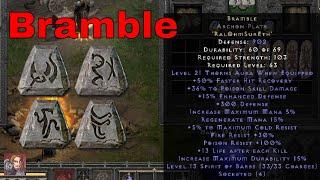 Diablo II Resurrected Rune Words - Bramble Ral Ohm Sur Eth