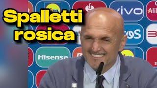 Spalletti is annoyed by the question from the Swiss journalist @eurosport.