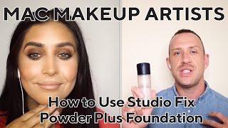 How to Use MAC Studio Fix Powder Plus Foundation  Alicia & Mike  MAC Makeup Artists