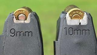 9mm +P vs 10mm Not Close At All?