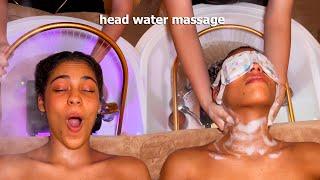 ASMR Relaxing Chinese HEADSPA Water MASSAGE