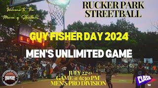 Rucker Park Streetball - Guy Fisher Day 2024 Mens Unlimited
