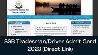 SSB driver exam date 2023 ssb tradesman exam date 2023 #ssb