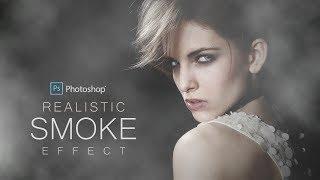 How to Create Realistic Smoke Effect in Photoshop - Dramatic Portrait Scene with Smoke