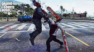 GTA 5 - Chainsaw Man Mod First Release Gameplay