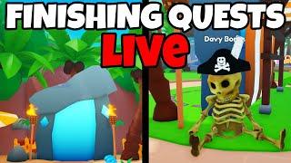 Finishing The DAVY BONES QUESTS in Roblox Pet Catchers