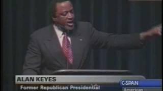 6 of 8 ALAN KEYES vs A. DERSHOWITZ C-Span Debate RELIGIONS ROLE IN AMERICA