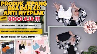 SHOPEE HAUL BRA DAN CD ANTI NYEPLAK 8000 DOANG  PRODUK JEPANG PALING BEST SELLER