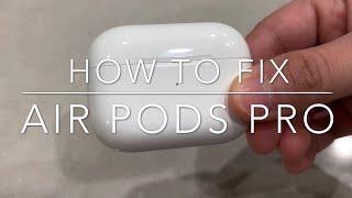 How to fix AirPods Pro clicking crackling popping noise