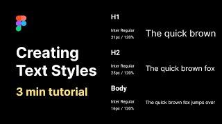 Text Styles in Figma
