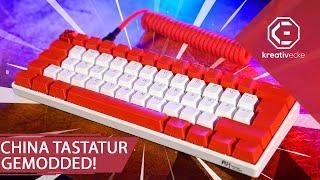 ICH HABE EINE 50 EURO GAMING TASTATUR GEMODDED Die Royal Kludge RK61 ON FIRE + Gewinnspiel