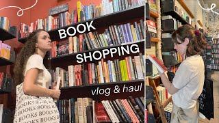 come book shopping with me and @emmiereads vlog & haul