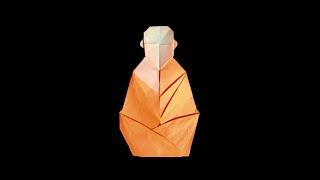 ORIGAMI BUDDHIST MONK  Pierre-Yves Gallard