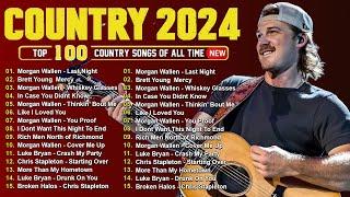 Morgan Wallen Luke Combs Chris Stapleton Luke Bryan Kane Brown  Country Music Playlist 2024