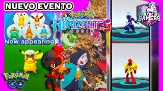 CHARCADET y PIKACHU CAPITÁN EVENTO DE HORIZONTES POKÉMON + GORRITOS por POKÉMON DAY  Pokémon GO